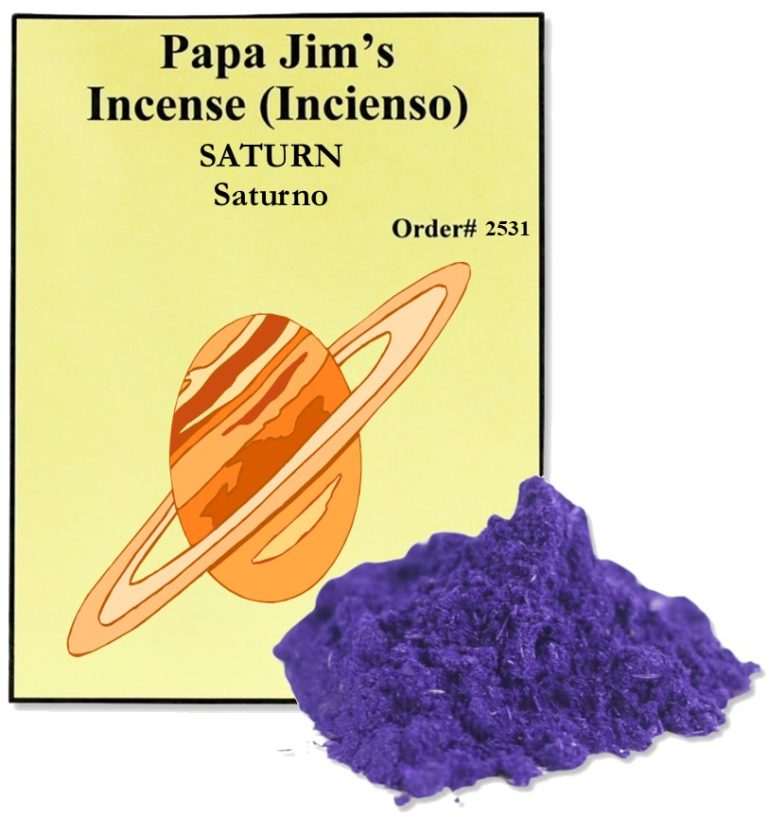 Saturn Pj Incense Papa Jim S Botanica