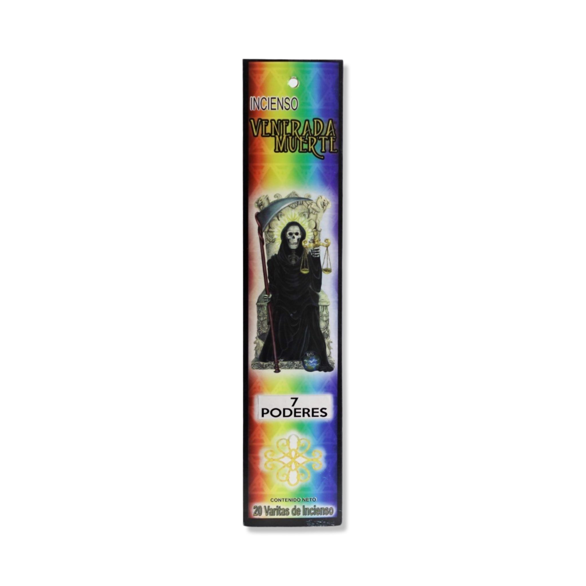 Santa Muerte Black Incense Sticks - 120 Sticks Handmade In India, For Meditation & Aromatherapy