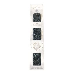 OBSIDIAN QUARTZ WOODEN INCENSE HOLDER