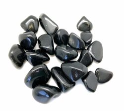 BLACK OBSIDIAN TUMBLED STONE SINGLE