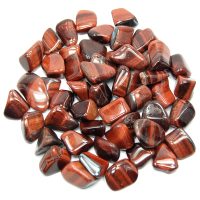 RED TIGER EYE TUMBLED STONE SINGLE