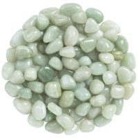 GREEN JADE TUMBLED STONE SINGLE