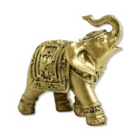 GOLD ELEPHANT STATUE 3"