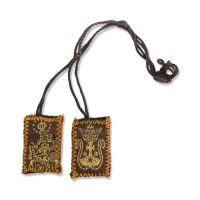 VIRGEN DEL CARMEN SCAPULAR BROWN