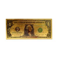 GOLD 1 DOLLAR BILL