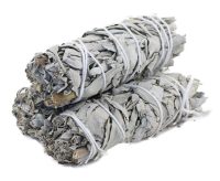 WHITE SAGE SMUDGE STICK 4"